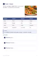Vorschau - Arbeitsblätter - Food and Drinks - Englisch Klasse 6 - Seite 2