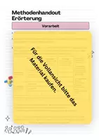 Vorschau - Merkblätter - Methodenhandout - Erörterung verfassen - Seite 1