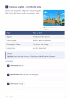 Vorschau - Arbeitsblätter - London Sehenswürdigkeiten - Englisch Klasse 6 - Seite 2