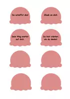 Vorschau - Mal- und Bastelvorlagen - 🍦Abschied 4. Klasse | 44 Mutmachsprüche für den Übergang in die 5. Klasse 🎓 | Abschiedsgeschenk Grundschule | Abschiedsgeschenk von der Lehrkraft | - Seite 3