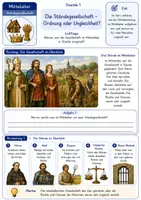 Vorschau - Unterrichtsreihen - Leben in der Ständegesellschaft im Mittelalter Komplettset - Seite 2