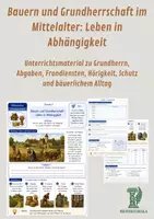 Vorschau - Unterrichtsreihen - Bauern und Grundherrschaft im Mittelalter: Leben in Abhängigkeit - Deckblatt