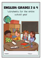anteprima - Esercizi - Schede Didattiche di Inglese – Classe 3ª e 4ª Primaria | Vocabolario, Grammatica e Comprensione del Testo - Pagina 1
