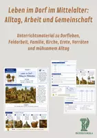 Vorschau - Unterrichtsreihen - Leben im Dorf im Mittelalter: Alltag, Arbeit und Gemeinschaft - Deckblatt