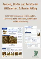 Vorschau - Unterrichtsreihen - Frauen, Kinder und Familie im Mittelalter: Rollen im Alltag - Deckblatt