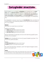 Vorschau - Arbeitsblätter - Materialpaket Satzglieder Klasse 6 (Unterrichtsreihe, Unterrichtseinheit) - Seite 3