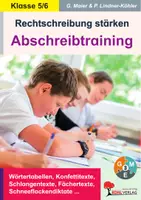Vorschau - Arbeitsblätter - Rechtschreibung stärken - Abschreibtraining Klasse 5-6 | Schlangentexte, Konfettitexte, Pyramidendiktate | differenziert in 3 Niveaus mit Lösungen - Deckblatt