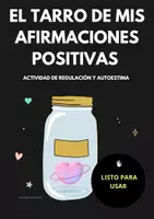 Vista previa - Manualidades / Dibujos para colorear - El Tarro de mis Afirmaciones Positivas: Actividad de Regulación y Autoestima - Portada