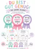 Vorschau - Mal- und Bastelvorlagen - Das wahre Zeugnis - Du bist gut genug! (Urkunde und Preisschleifen) - Deckblatt