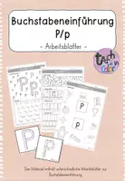 Vorschau - Arbeitsblätter - Buchstabeneinführung Pp - Materialpaket - Seite 1