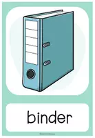 Vorschau - Bildkarten - School Things / Schulsachen – Bild- und Wortkarten und Flashcards | Wortschatz Englisch 3.–4. Klasse - Seite 1