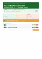 Vorschau - Arbeitsblätter - Mathematik 8 Realschule - Komplettpaket (alle Lernbereiche) - Seite 1