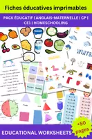 Aperçu - Feuilles d'exercices - Pack Éducatif | Anglais | CP | CE1 | Homeschooling - Page de couverture