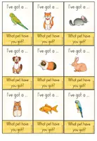 Vorschau - Spiele - Pets Stop and Swap I Walk and Talk I What pet have you got? I Englisch Grundschule - Seite 1