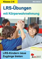 Vorschau - Arbeitsblätter - LRS-Übungen mit Körperwahrnehmung | Legasthenie, Aufmerksamkeit, Konzentration, Wortarten, Rechtschreibung | Deutsch Förderung Klasse 2-6 - Deckblatt