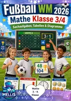 Vorschau - Arbeitsblätter - Fußball WM 2026 Mathe Klasse 3/4 - Deckblatt