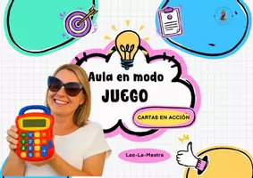 Vista previa - Unidades / Secuencias / Situaciones de Aprendizaje - JUEGO LENGUA: ¡¡CARTAS EN ACCIÓN!! - Portada