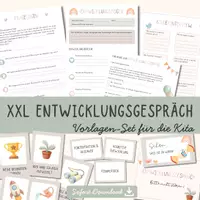 Vorschau - Anderer Materialtyp - Entwicklungsgespräch Vorlagen Kita / Kindergarten | Material Elterngespräch - Deckblatt