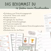 Vorschau - Anderer Materialtyp - Entwicklungsgespräch Vorlagen Kita / Kindergarten | Material Elterngespräch - Seite 1