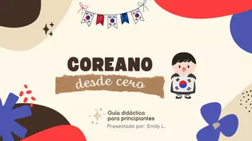 Vista previa - Unidades / Secuencias / Situaciones de Aprendizaje - COREANO DESDE CERO - GUÍA PARA PRINCIPIANTES - página 1