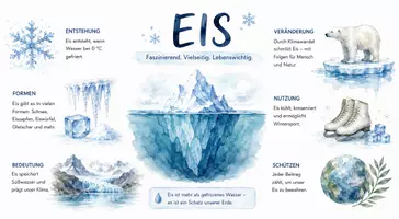 Vorschau - Arbeitsblätter - Arbeitsblätter zum Thema "Eis" + Lösung & MP3 + Infografik - Seite 3