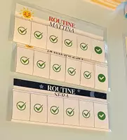 anteprima - Materiale di supporto/inclusione - Routine visiva Bambino e Bambina Giorno e Sera - Pagina di copertina