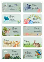 Aperçu - Affichage - Bons points - thème nature - Page 1