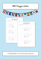 Vorschau - Arbeitsblätter - Arbeitsblätter "WM-Flaggen drehen" - Deckblatt