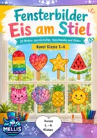 Vorschau - Mal- und Bastelvorlagen - Fensterbilder Sommer Grundschule - Deckblatt