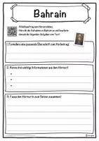 Vorschau - Unterrichtsreihen - Bahrain Lückentext mit Wortspeicher Hörverstehen und Suchsel - Seite 3