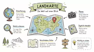 Vorschau - Arbeitsblätter - Arbeitsblätter "Landkarte" + Lösung & MP3 + Infografik - Seite 3