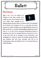 Vorschau - Unterrichtsreihen - Ballett Lückentext mit Wortspeicher Hörverstehen und Suchsel - Seite 2