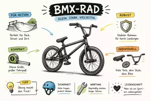 Vorschau - Arbeitsblätter - Arbeitsblätter zum Thema "BMX-Rad" + Lösung & MP3 + Mindmap + Infografik - Seite 1