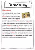 Vorschau - Stundenentwürfe - Behinderung Lückentext mit Wortspeicher Hörverstehen und Suchsel - Seite 2