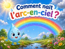 Aperçu - Préparation de séance / Séance complète - Kamishibai – Comment naît l’arc-en-ciel ? | La météo expliquée aux enfants - Page de couverture