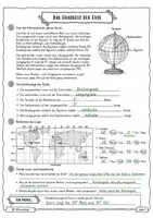 Vorschau - Arbeitsblätter - Geographie - Gradnetz der Erde - Seite 1