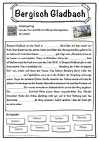 Vorschau - Unterrichtsreihen - Bergisch Gladbach Lückentext mit Wortspeicher Hörverstehen und Suchsel - Seite 1