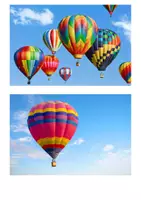Vorschau - Mal- und Bastelvorlagen - Heißluftballons Fensterdeko - mit Fotos und Anleitung - Seite 1