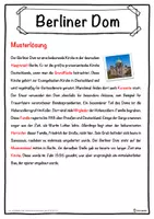 Vorschau - Unterrichtsreihen - Berliner Dom Lückentext mit Wortspeicher Hörverstehen und Suchsel - Seite 2