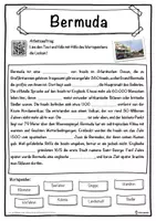 Vorschau - Unterrichtsreihen - Bermuda Lückentext mit Wortspeicher Hörverstehen und Suchsel - Seite 1