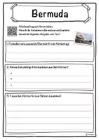 Vorschau - Unterrichtsreihen - Bermuda Lückentext mit Wortspeicher Hörverstehen und Suchsel - Seite 3