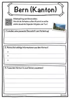 Vorschau - Unterrichtsreihen - Bern (Kanton) Lückentext mit Wortspeicher Hörverstehen und Suchsel - Seite 3