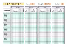 Vorschau - Lehrpläne/Lehrermaterial - Protokolle & Dokumentationen für Konferenzen und Elterngespräche - Seite 2