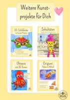Vorschau - Spiele - Sonne würfeln - Anfangsunterricht Kunst Grundschule Klasse 1 - Umgang mit Wasserfarben und Pinsel lernen - Seite 1