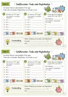 Vorschau - Arbeitsblätter - Geldforscherheft – Euro und Cent entdecken - Seite 3