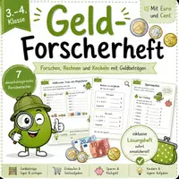 Vorschau - Arbeitsblätter - Geldforscherheft – Euro und Cent entdecken - Deckblatt