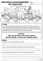 Vorschau - Arbeitsblätter - Nationalismus und Deutsche Frage - Seite 1