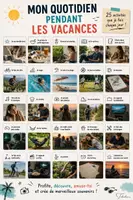 Vorschau - Poster - mon quotidien pendant les vacances - vocabulaire - Deckblatt