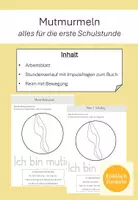 Vorschau - Stundenentwürfe - Mutmurmeln: Materialien für die erste Schulstunde - Deckblatt
