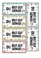 Vorschau - Anderer Materialtyp - Du bist gut genug! Abschiedsgeschenk Zeugnis - Grußkarte Schokoriegel - Seite 2